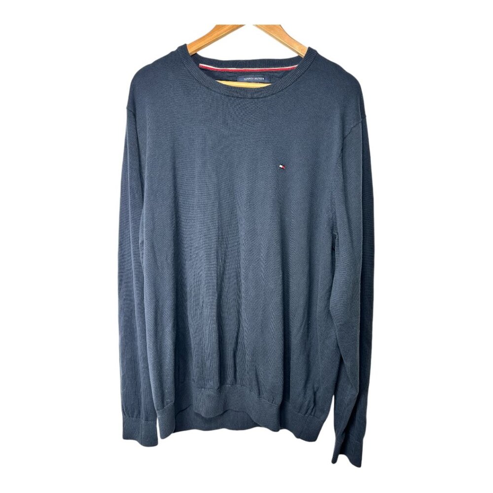 Tommy Hilfiger Crewneck Sweater Mens XXL Blue